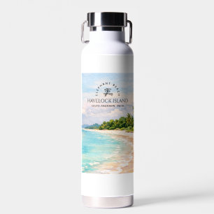Olifant Strand Aquarel – Andaman Aandenken Cadeau Waterfles