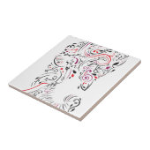  olifant tegeltje (Zijkant)