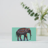  olifant visitekaartje (Staand voorkant)