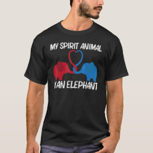 Olifant voor Mannen Vrouwen Wild Park Dier 3 T-shirt