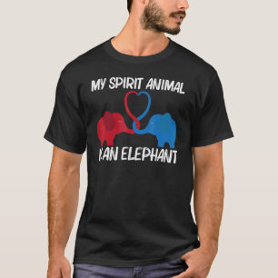 Olifant voor Mannen Vrouwen Wild Park Dier 3 T-shirt