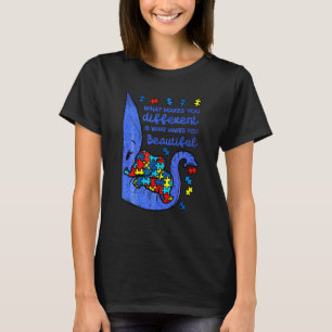 Olifant Wat Maakt Jou Anders Autisme Bewustzijn T-shirt