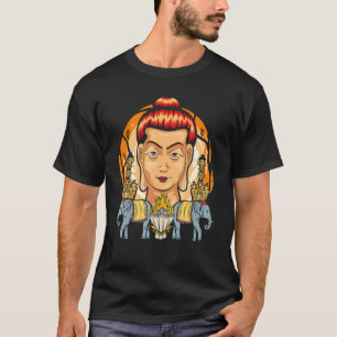Olifant Zen Boeddhistische Spirituele Yoga Meditat T-shirt