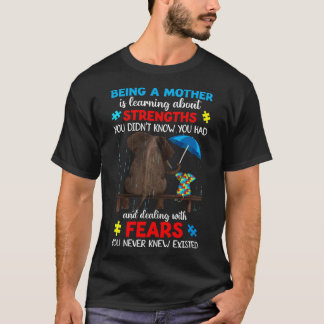 Olifant zijnde een moeder autisme bewustzijn voor  t-shirt