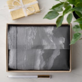 Olifant zwart-wit decoupage tissuepapier (Geschenk)