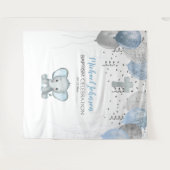 Olifanten Ballonnen Waterverf Doop Wandkleed (Voorkant (horizontaal))