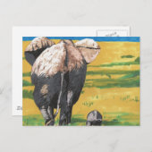 Olifanten Briefkaart (Voorkant / Achterkant)