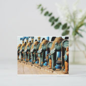 Olifanten Briefkaart (Staand voorkant)