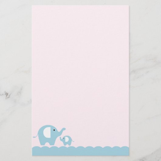 Olifanten Briefpapier (Voorkant)