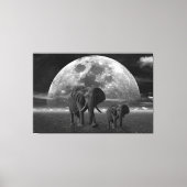 Olifanten Canvas Afdruk (Voorkant)