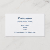 Olifanten dank u visitekaartje (Achterkant)