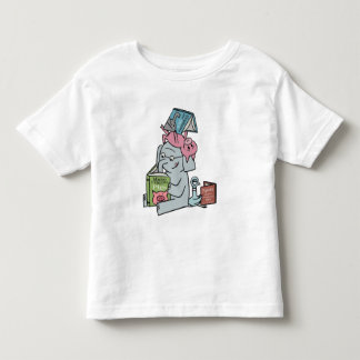 Olifanten en varkens lezen met vrienden kinder shirts