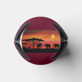 Olifanten-en-Zonsondergang- Blikjeskoeler