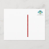 Olifanten in het grijs Dank u Briefkaart (Achterkant)