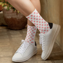 Olifanten in het rood gekleed (op wit)