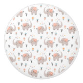 Olifanten Keramische Knop (Voorkant)