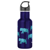 Olifanten Kinder waterfles met naam Waterfles (Voorkant)