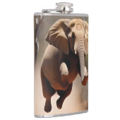 Olifanten kunnen springen, heupfles (Rechts)