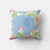 Olifanten op parade kussen (Achterkant)