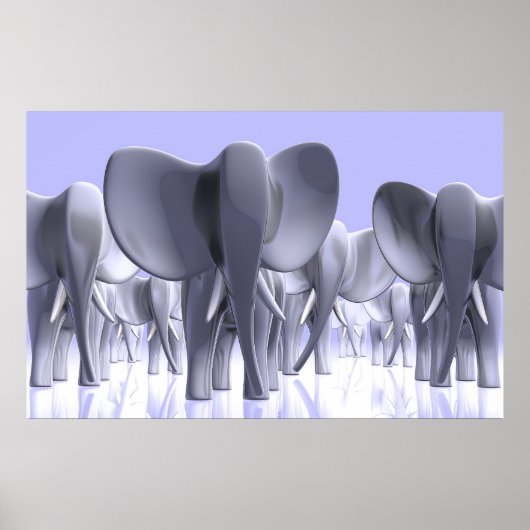 Olifanten! Poster (Voorkant)