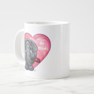 Olifanten Valentijnsdag Extra Grote Mok