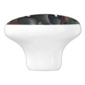 olifantenbloesem keramische knop (Zijkant)