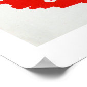  olifantenborstel uw Poster (Hoek)