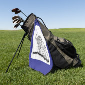 olifantenenergie golfhanddoek (Groen)