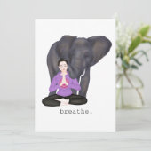 olifantengeest bedankkaart (Staand voorkant)