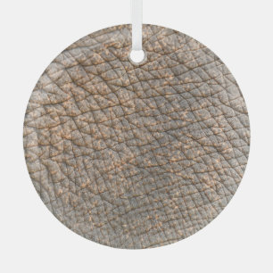 Olifantenhuid: Abstracte textuur achtergrond Glas Ornament