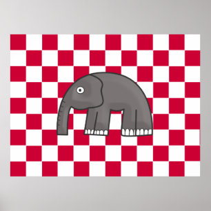 olifantenkopie poster