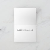 Olifantenmama & Baby - De ware liefde Kaart (Binnen)