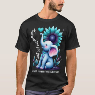 Olifantenpreventiebewustzijn T-shirt