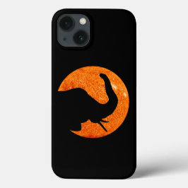 Olifantenprofiel Zonsverduistering iPhone 13 Hoesje