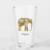 Olifantensafari Schoonheid Glas (Voorkant)