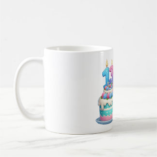 Olifantentaart voor 13e verjaardag koffiemok