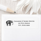  olifantentekening etiket (Insitu)