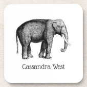  olifantentekening onderzetter (Voorkant)