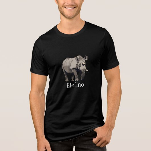 Olifantijn Tri-Blend Shirt (Voorkant)