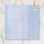 Olifantje baby shower floraal bedankjes labels (Achterkant)