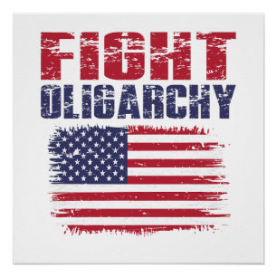 Oligarchie Protesteer Perfect Poster