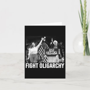 Oligarchie tegen Bernie Sanders en AOC Freedom Us Kaart