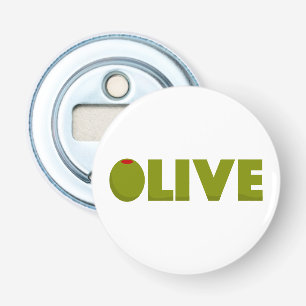 Olijf Button Flesopener