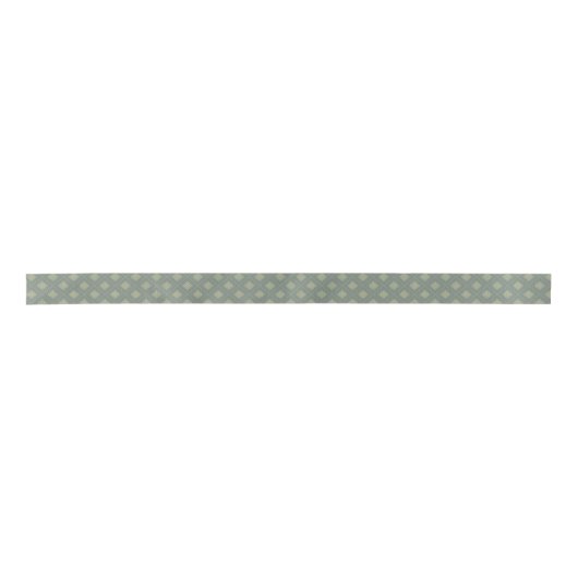 Olijf- en Sage Green Diamond-vormen Lint (Voorkant)