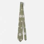 Olijf en witte vlekken en Stippen Stropdas (Voorkant)