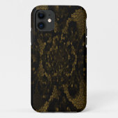 Olijf Glas in lood vlinder Case-Mate iPhone Case (Achterkant)