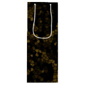 Olijf Glas in lood vlinder Wijn Cadeautas (Voorkant)