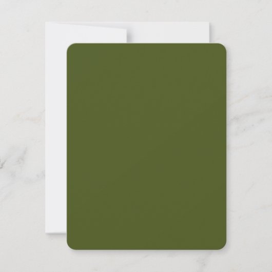 Olijf groen kleurenontwerp past dit aan (Voorkant)