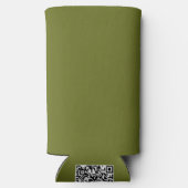 Olijf groene vaste kleur (Achterkant)