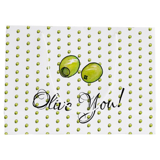 Olijf Groot Cadeauzakje (Achterkant)